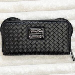LOUNGEFLY Disney Parks Quilted Wallet Black